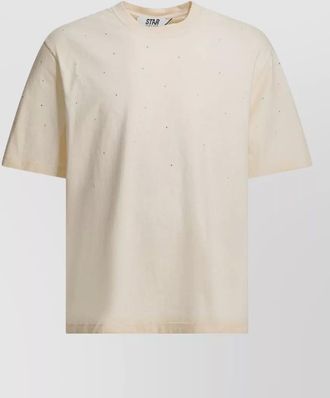 Golden Goose crystal-embellished relaxed-fit cotton t-shirt