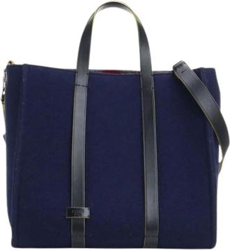Fendi Pre-owned Tote Bags, male, Blue, Size: ONE SIZE Pre-owned Vintage Tote Bag