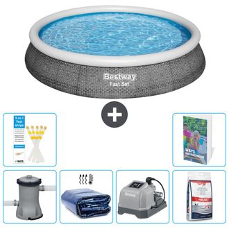 Bestway Piscina Bestway Fast Set Redonda - 396x84 Cm - 7-piezas S329