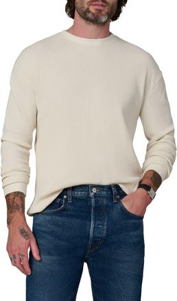 Joe's Waffle Monogram Long Sleeve T-Shirt in Ecru at Nordstrom, Size Xx-Large