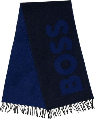 HUGO BOSS Accessories 1 10242494 01 Midweight Scarve Mens in Dark Blue - One Size