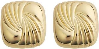 Panacea Textured Square Stud Earrings in Gold at Nordstrom