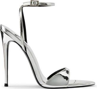 Femme GG Heel Sandal in Silver at Nordstrom, Size 12