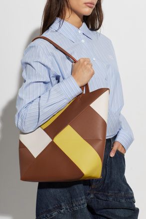 Loewe Puzzle Fold Graphic Medium Bag, Womens, Multicolour
