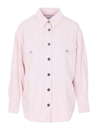 Dondup Pink Cotton Casual Overshirt