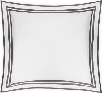 Matouk Meridian Euro Sham in Charcoal at Nordstrom