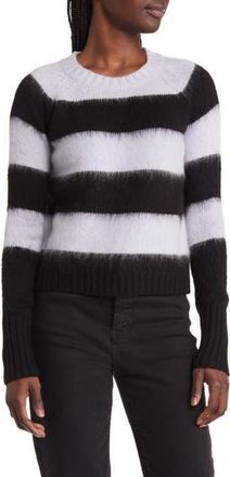AllSaints Darla Stripe Sweater in Ash Lilac/Black at Nordstrom Rack, Size Small