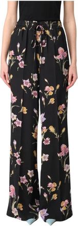 Twinset Dames, Broeken, Veelkleurig, Maat: S Zijde