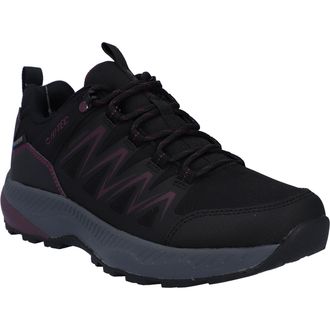 Hi-Tec Wanderschuh HI-TEC STEALTH LOW WP WOMENS, Damen, Gr. 42, schwarz, lila, Textil, Schuhe Wanderschuh, wasserdicht