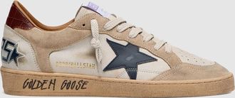 Golden Goose Baskets Ball Star White/Beige/Ink Blue/Brown