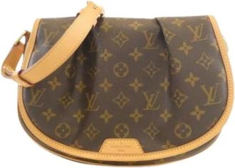 Louis Vuitton Pre-owned Cross Body Bags, female, Brown, Size: ONE SIZE Pre-owned Menilmontant PM Shoulder Bag