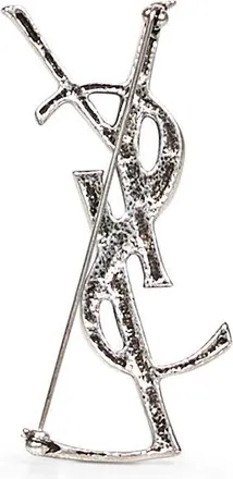 Saint Laurent Cassandre Brooch - Silver