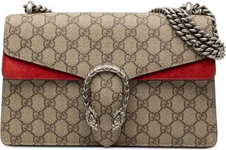 Gucci Pre-owned Shoulder Bags, female, Brown, Size: ONE SIZE Pre-owned Shoulder Bag with Chain Strap