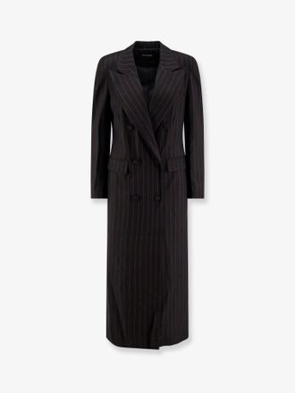 Actualee Cappotto doppio petto gessato - ACTUALEE - gender_Woman