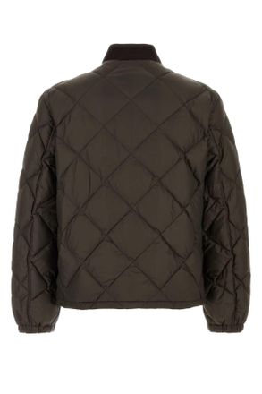 Prada Quilted Recycled Polyester Down Jacket - Green