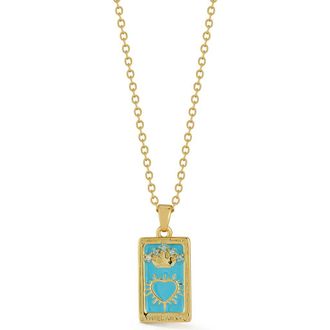 Sphera Milano Tag Necklace in Gold at Nordstrom Rack