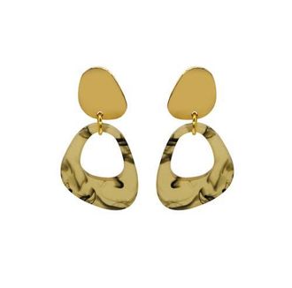 Toolally Pebble Drop Earrings in White Tortoiseshell at Nordstrom