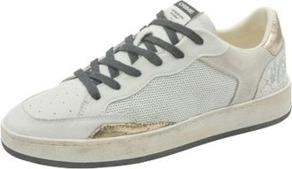 Crime London Schoenen, Dames, Wit, 38 EU, Leer, Chelsea Ss 25 Sneakers