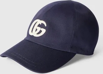 Gucci Kids - Cotton Baseball Hat, Size L, Blue
