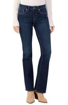 Silver Jeans Co Suki Curvy Mid Rise Slim Bootcut Jeans in Eversley at Nordstrom, Size 2431