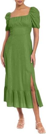 London Times Square Neck Maxi Dress in Willow Bough at Nordstrom Rack, Size 12