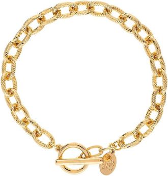 Rivka Friedman 18K Plated Stackable Toggle Bracelet