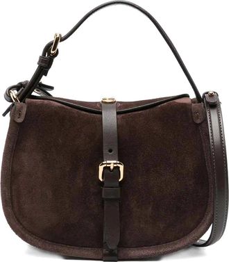 Etro Pony S Suede Brown Crossbody Bag