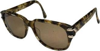 Givenchy Pre-owned Plastic Zonnebril - Dames - Vintage Accessoires - Bruin - ONE Size - Vintage