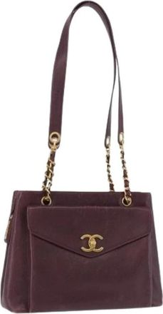 Chanel Pre-owned Vintage Caviar Tote - - Pre-owned - Donna - Rosso - ONE SIZE