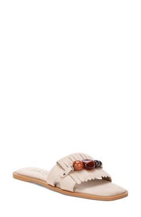 London Rag Dinasa Slide Sandal in Beige at Nordstrom Rack, Size 7.5