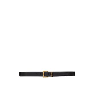 Saint Laurent Belt - female - Saint Laurent - Belts - Black - 90 CM - Accessories