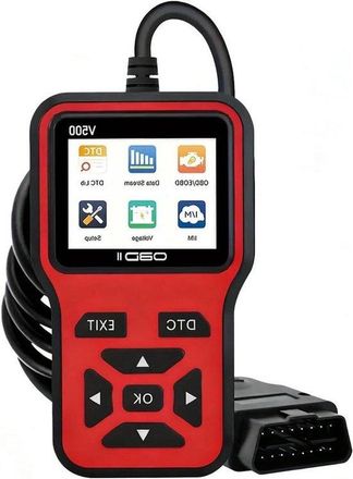 OEM Dispositivo De Diagn&oacute;stico Automotriz - Lector Obd - Mantenimiento De Veh&iacute;culos - Plug And Play - Datos En Tiempo Real - Rojo