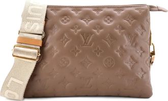Louis Vuitton Coussin Bag Monogram Embossed Lambskin PM crossbody bag - Bruin