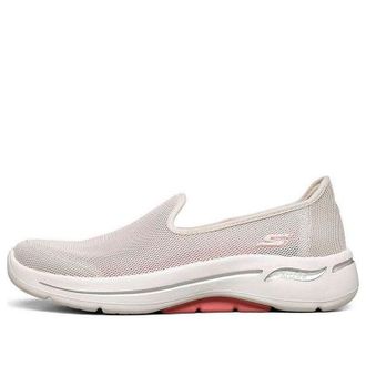 Skechers (WMNS) Skechers Go Walk Arch Fit Loafers Pink/White 896018-NAT