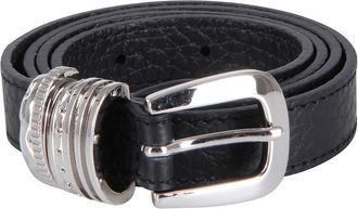 Orciani Dames, Accessoires, Zwart, Maat: 85 CM Leer