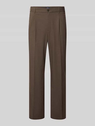 Mc Neal Straight Fit Hose mit Viskose-Anteil in Mittelbraun, Gr&ouml;&szlig;e XL