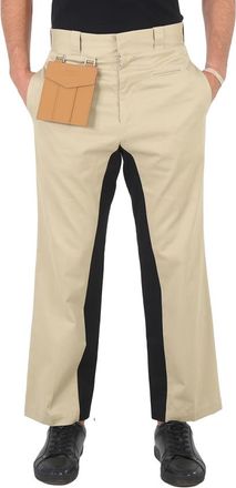 Palm Angels Beige Cotton Pants, Brand Size 48 (Waist Size 32)