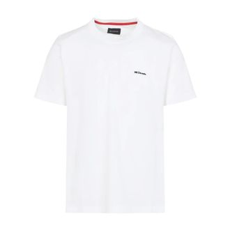 Kiton T-Shirts, male, White, Size: XL Cotton T-shirt