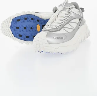 Moncler Low-top Leather and Fabric Sneakers TRAILGRIP GTX with Drawcord and Vibram Sole Moncler
