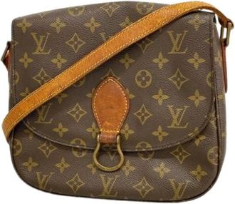 Louis Vuitton Pre-owned Cross Body Bags, female, Brown, Size: ONE SIZE Pre-owned Saint Cloud Shoulder Bag