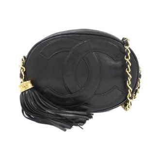 Chanel Pre-owned Lambskin Shoulder Bag - Dames - Pre-owned - Zwart - Maat: ONE Size Leer