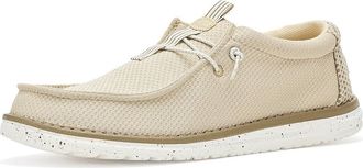 Hey Dude Wally Mesh Neutrals Mens Shoes Island Neutral/Multi : 11 M, Cotton