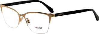 Versace Womens 54mm Gold Opticals