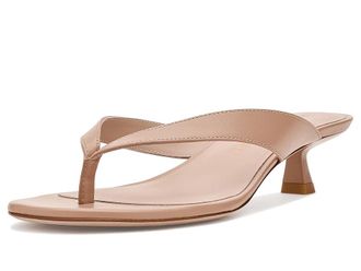 Stuart Weitzman Rio Sleek Sandal 35 Womens Shoes Adobe : 8.5 M, Leather