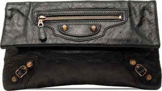 Balenciaga Pre-owned Balenciaga Lambskin Motocross Giant 12 Envelope Clutch Ladies DPPDCBM9K5JSX2WP