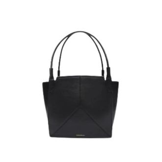 Victoria Beckham Shoulder Bags, female, Black, Size: ONE SIZE Victoria Tote Bag