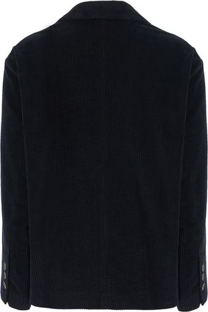 Merci Technical Fabric Double-Breasted Blazer - Black