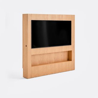 La Redoute Interieurs Tv-meubel voor wandmontage, eiken fineer, met 1 nis, LASTER