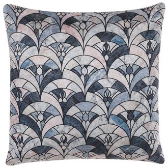 Beliani Coj&iacute;n Decorativo Patr&oacute;n Vintage Multicolor 45 X 45 Cm Accesorio Vintage Glamour Koodal