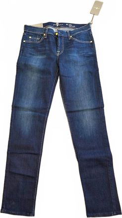 7 For All Mankind Womens Kimmie Bootcut Jeans In Denim